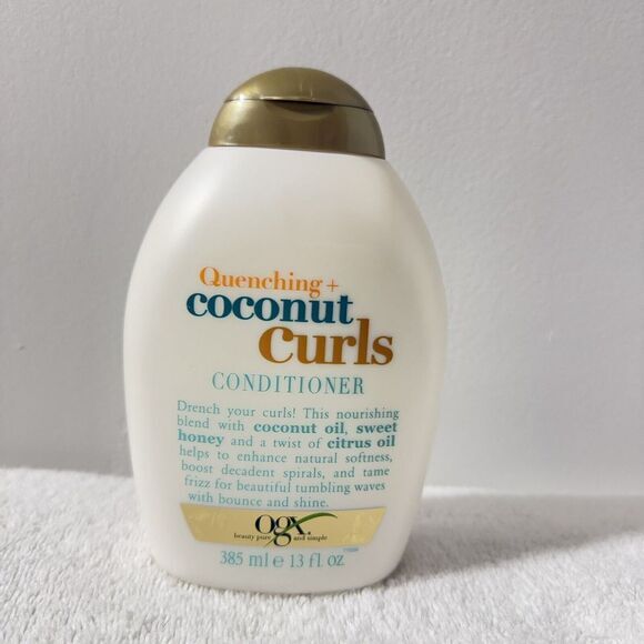 Quenching + Coconut Curls‎ Curl-Defining Conditioner, Nourishing Curly Hair - Picture 1 of 8